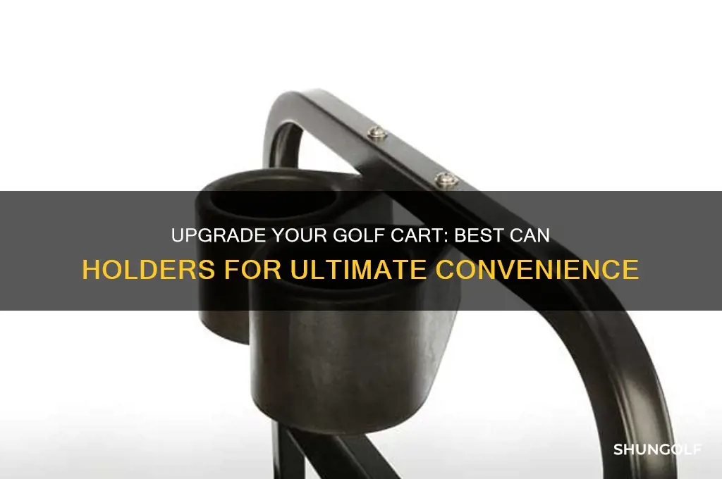 can holder for golf cart