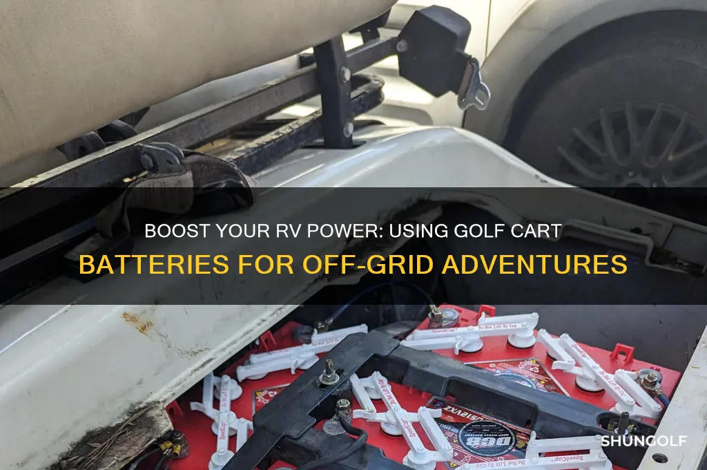 can i add golf cart batteries to my rv