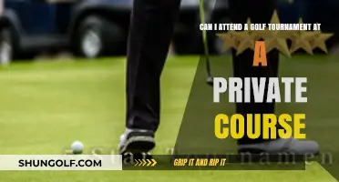 Accessing Private Golf Courses: Can You Attend Tournaments as a Guest?