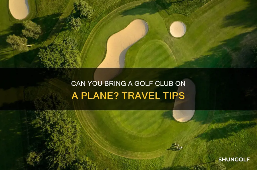 can i bring a golf club on a plane
