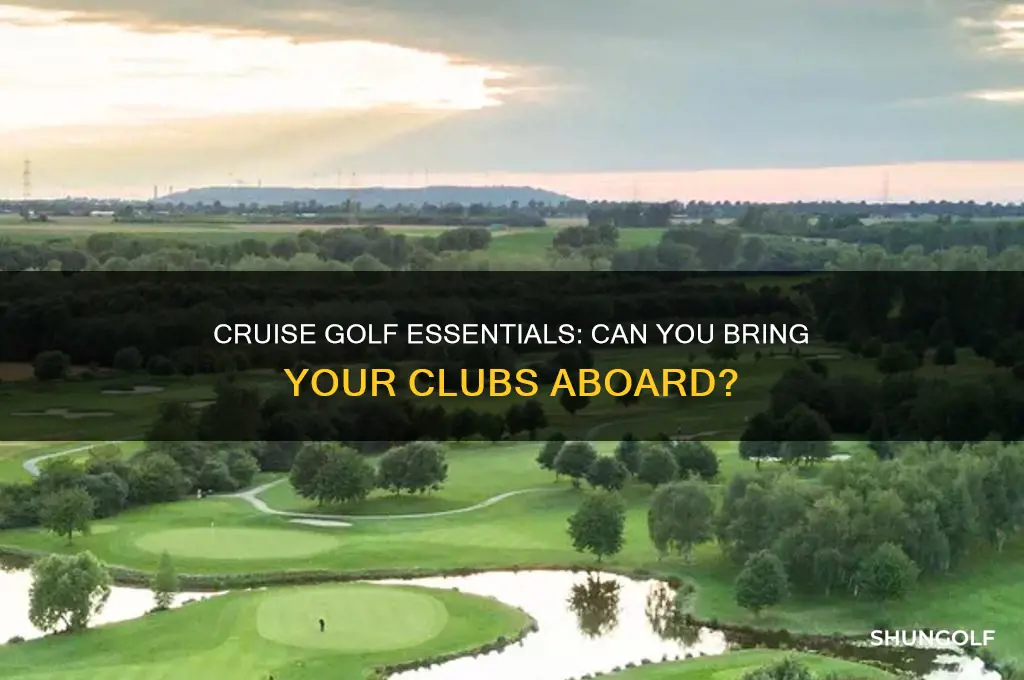 can i bring golf clubs on a cruise