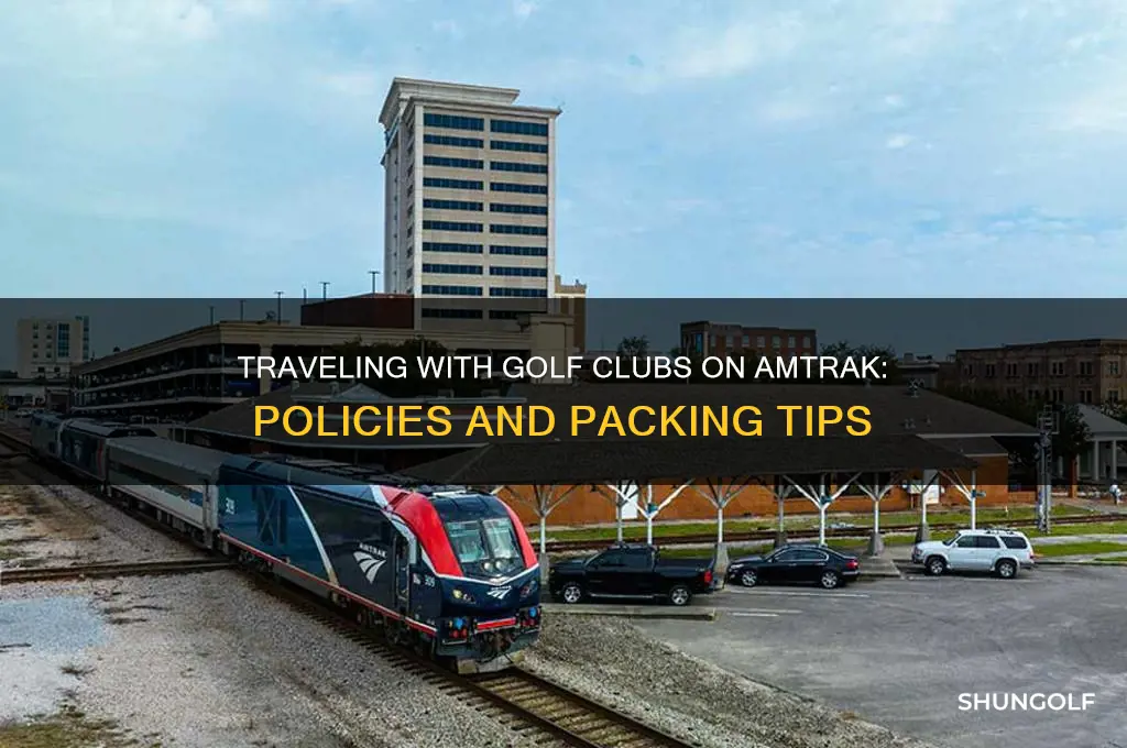 can i bring golf clubs on amtrak