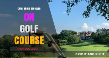 Stroller on the Golf Course: Rules and Etiquette Explained