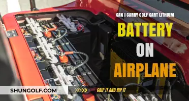 Can You Fly with a Golf Cart Lithium Battery? Rules Explained