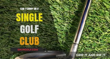 Can You Carry a Single Golf Club on Flights? Rules Explained