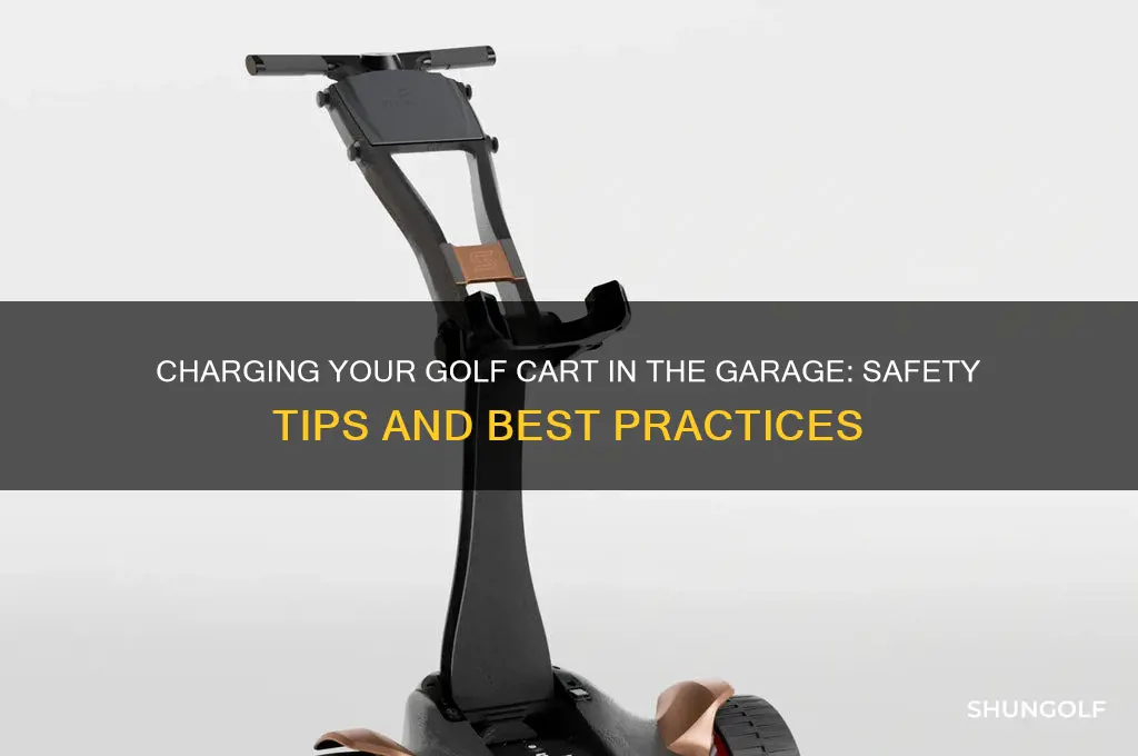 can i charge a golf cart in a garage