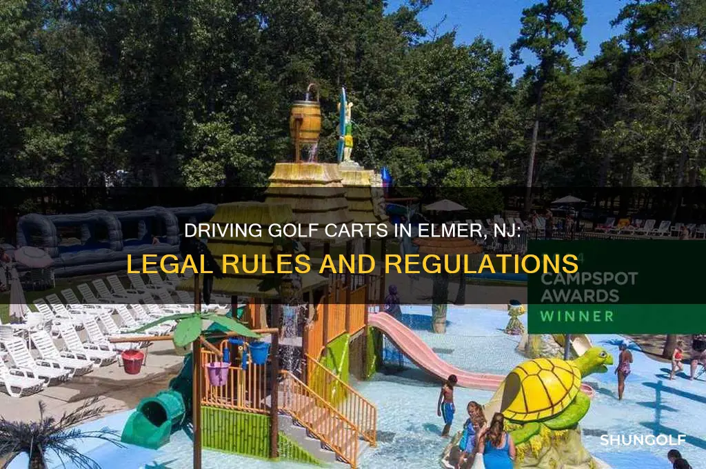 can i drive a golf cart in elmer nj