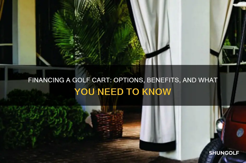 can i finance a golf cart