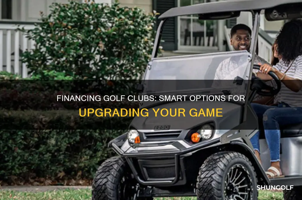 can i finance golf clubs