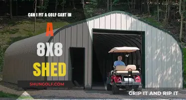 Fitting a Golf Cart in an 8x8 Shed: Is It Possible?