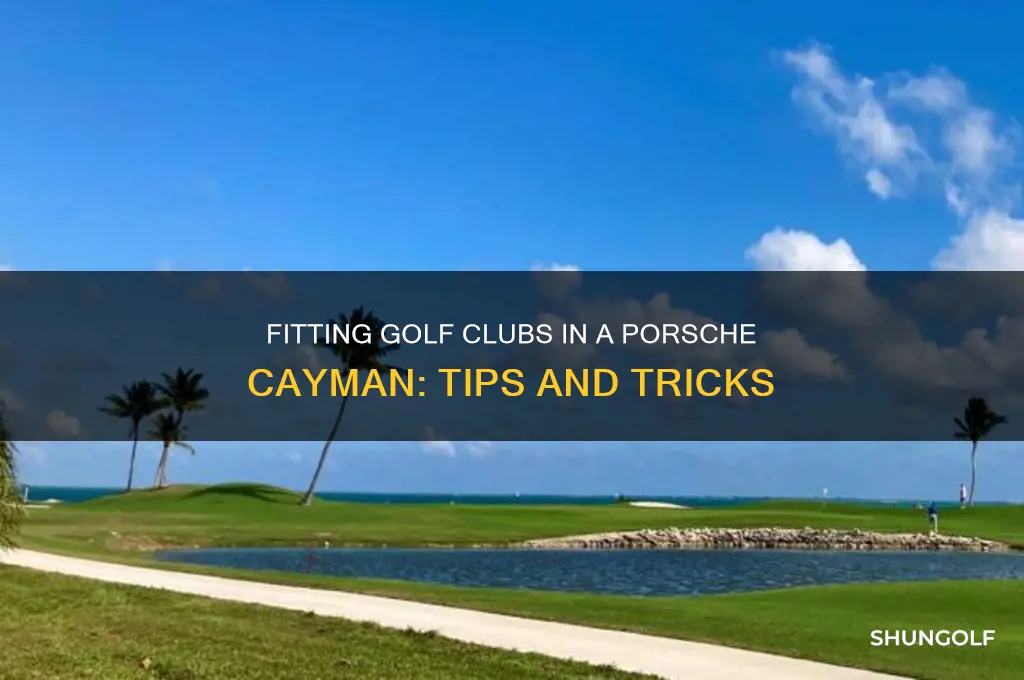 can i fit golf clubs in a cayman