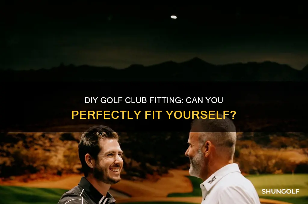 can i fit myself for golf clubs