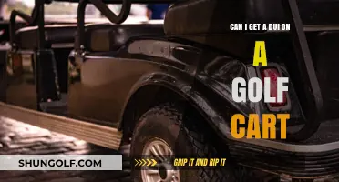 Can You Get a DUI on a Golf Cart? Legal Insights