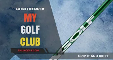 Upgrade Your Golf Club: Can You Get a New Shaft?