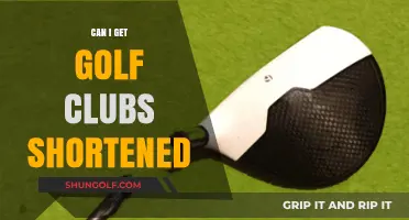 Can Golf Clubs Be Shortened? A Guide to Custom Fitting