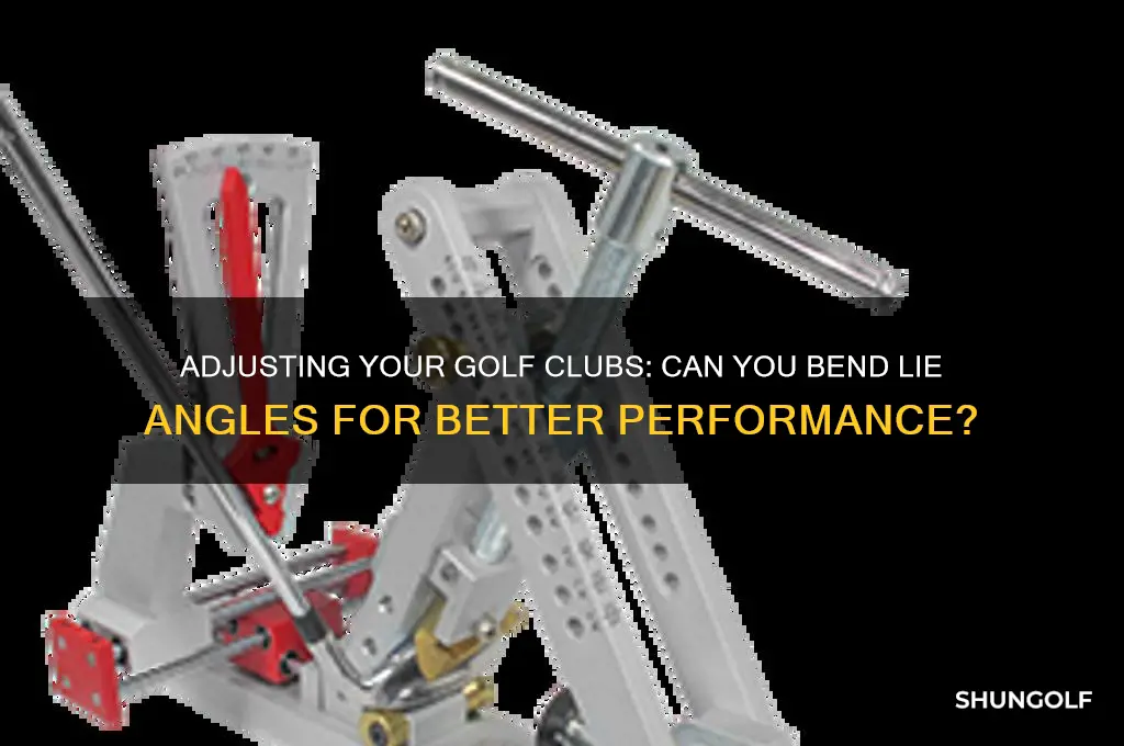 can i get my golf clubs bent lie angle