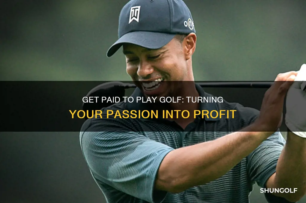 can i get paid to play golf