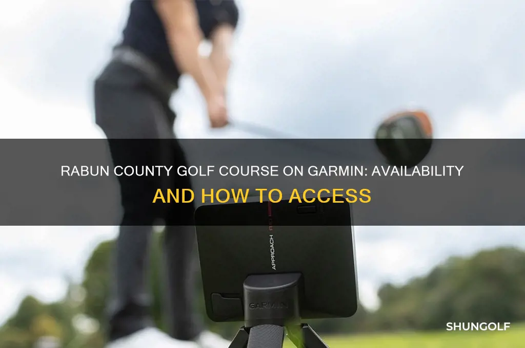 can i get rabun county golf course on garmin