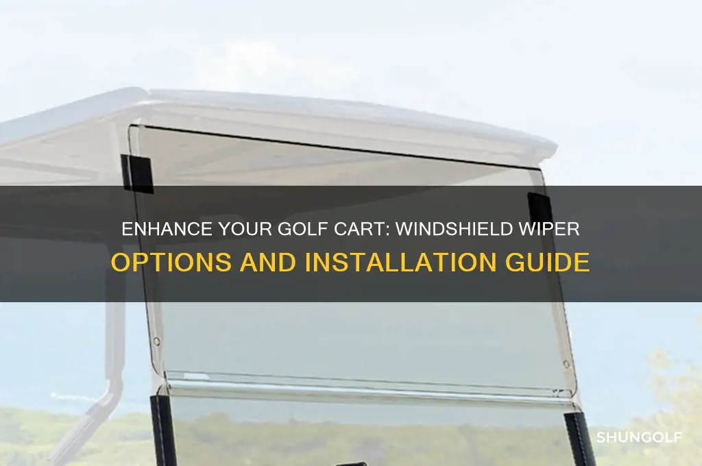 can i get windshield wipers for my golf cart