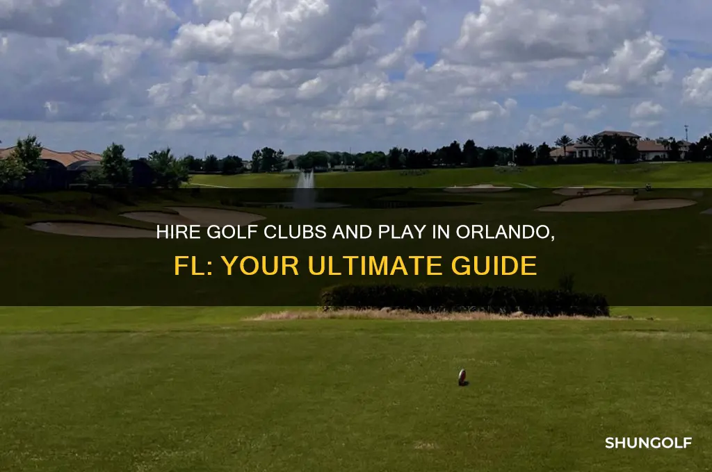 can i hire golf clubs and play in orlando fl