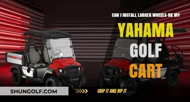Upgrading Your Yamaha Golf Cart: Can Larger Wheels Fit?