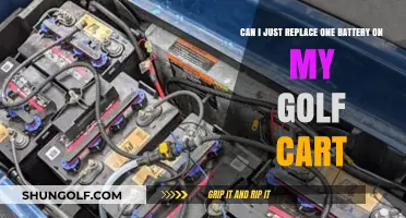 Replacing a Single Golf Cart Battery: Is It a Viable Option?