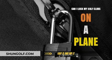 Securely Transporting Golf Clubs: Can You Lock Them on a Plane?