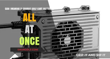Manually Charging Golf Cart Batteries: Can You Charge Them All at Once?