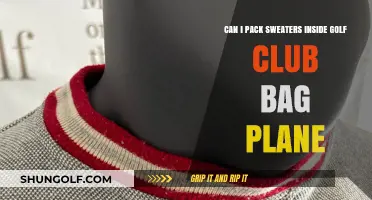 Packing Sweaters in Golf Club Bags for Air Travel: Tips and Tricks