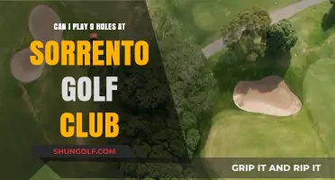 Playing 9 Holes at Sorrento Golf Club: What You Need to Know