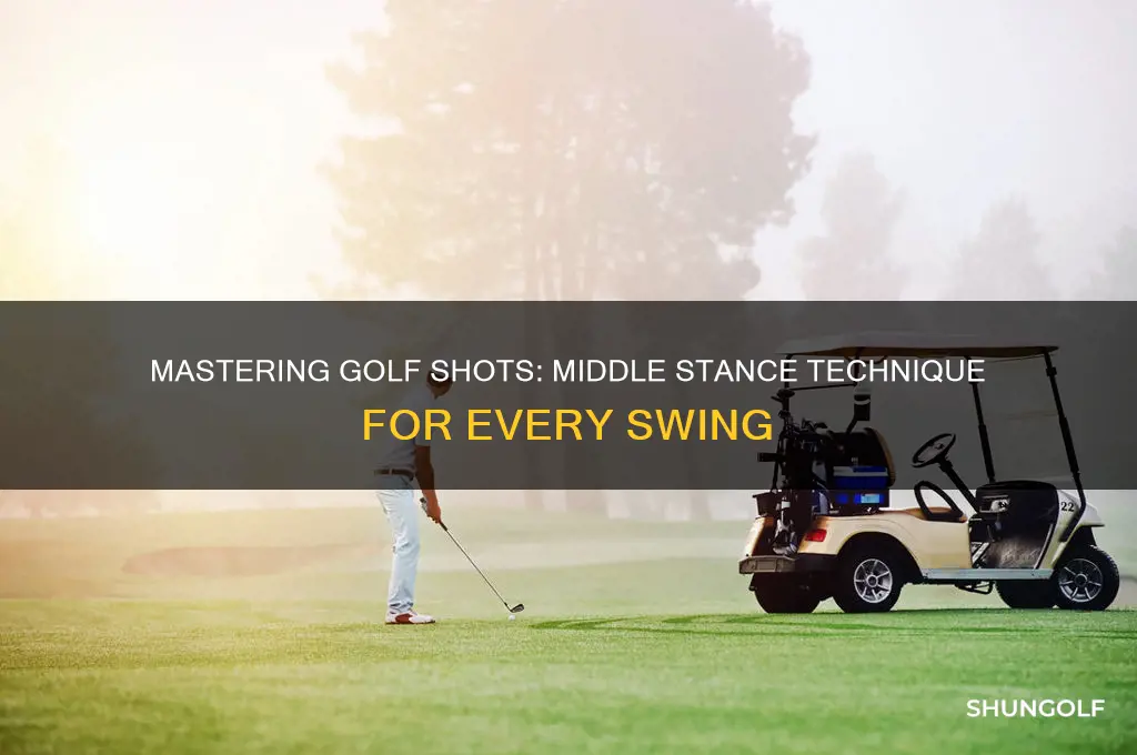 can i play all golf shots from middle of stance