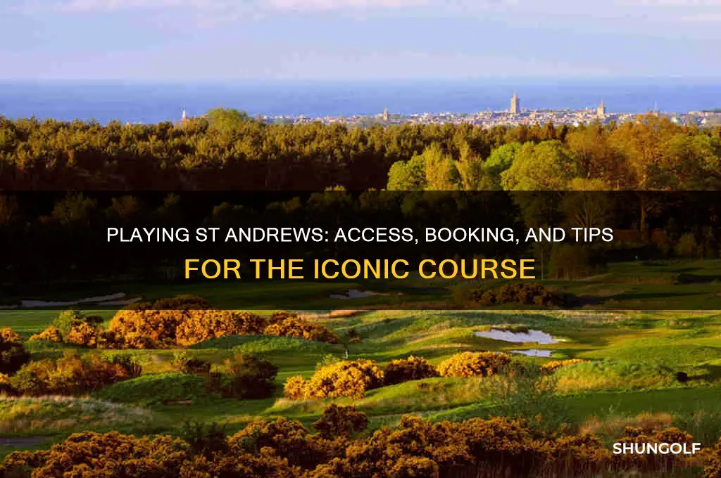 can i play at st andrews golf course