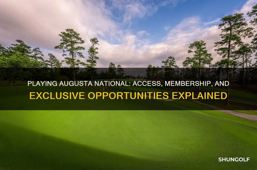 can i play augusta national golf club