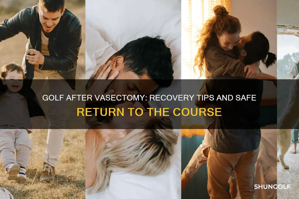 can i play golf after a vasectomy