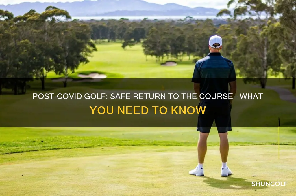 can i play golf after covid