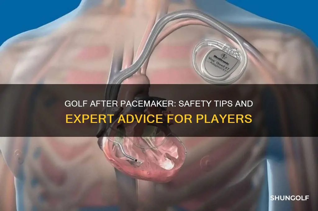 can i play golf after getting a pacemaker