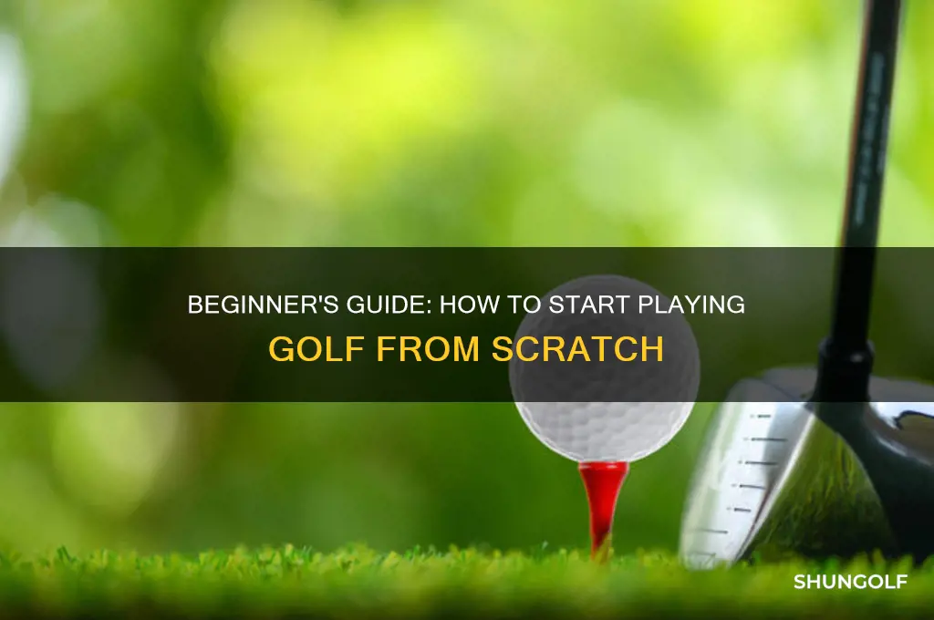 can i play golf as a total beginner