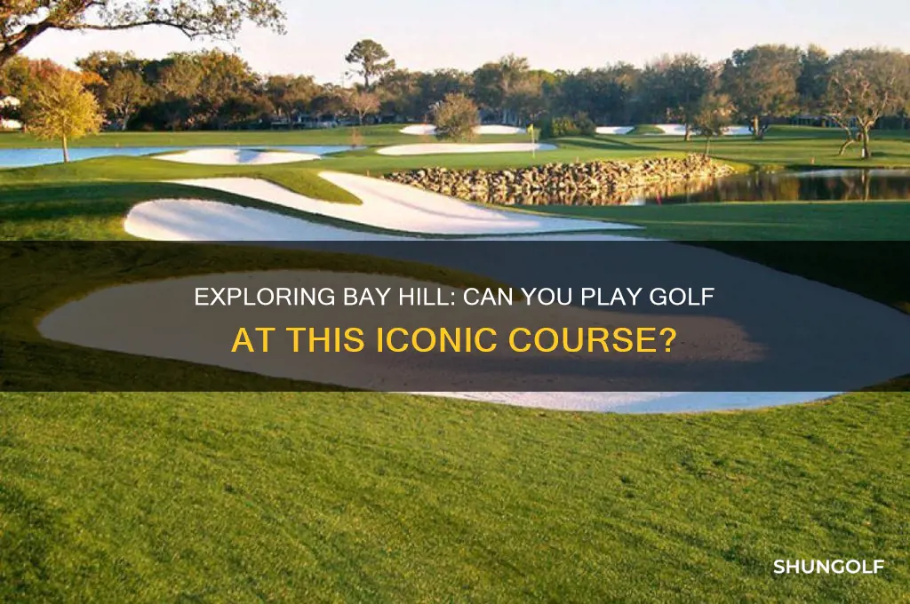 can i play golf at bay hill