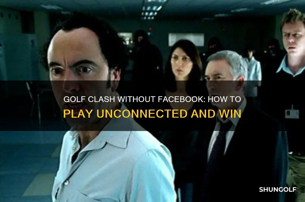 can i play golf clash without being logged into fb