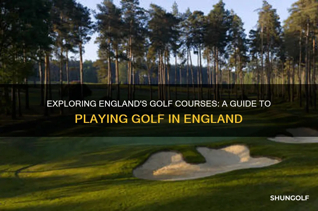 can i play golf in england