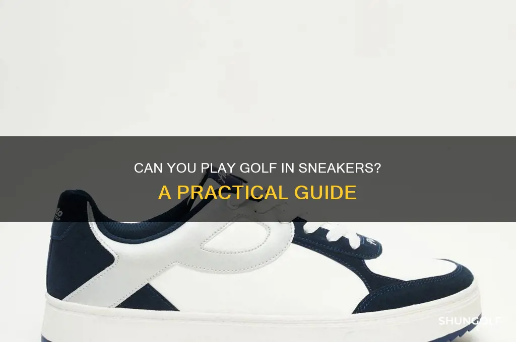 can i play golf in sneakers