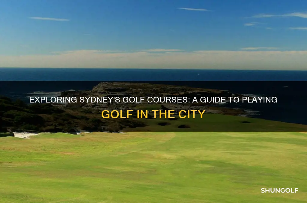 can i play golf in sydney