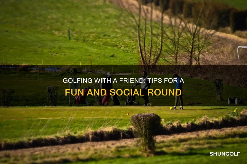 can i play golf with a friend