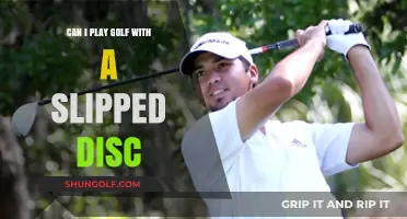 Golfing with a Slipped Disc: Safe Practices and Precautions