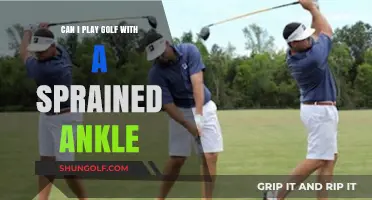 Golfing with a Sprained Ankle: Tips for Safe Play and Recovery