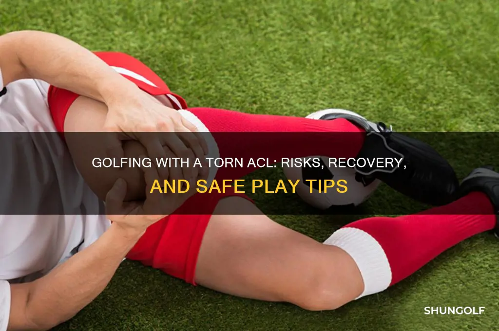 can i play golf with a torn acl