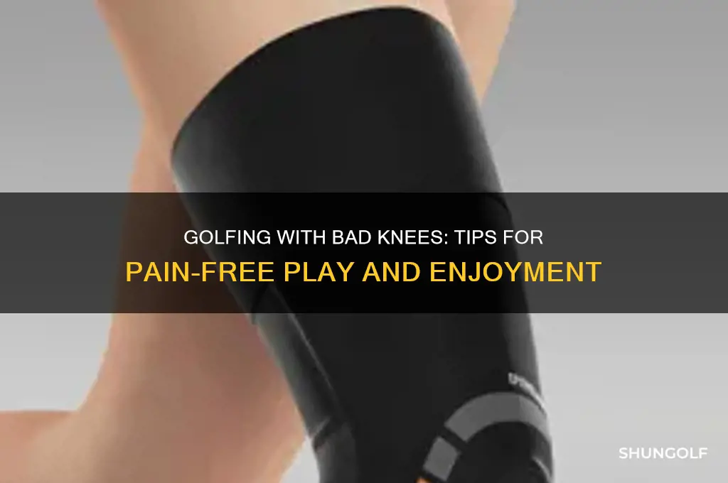 can i play golf with bad knees