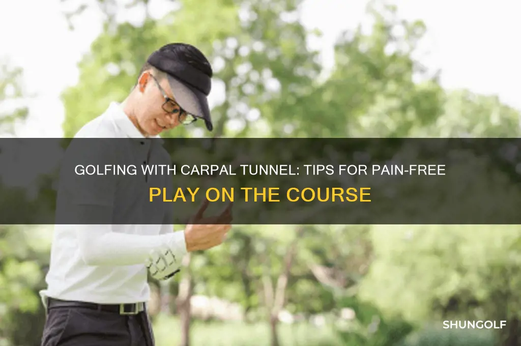 can i play golf with carpal tunnel
