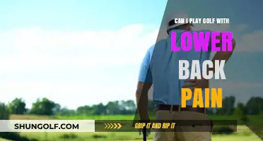 Golf and Lower Back Pain: Tips for Playing Comfortably Despite Discomfort