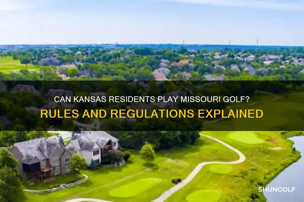can i play missouri golf if resident in kansas